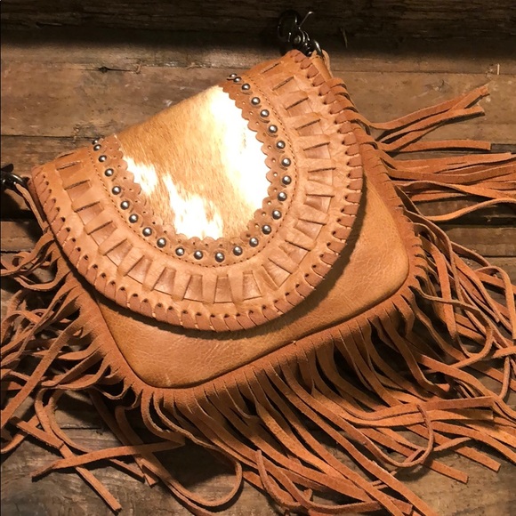 Cowhide Crossbody purse - Picture 1 of 5